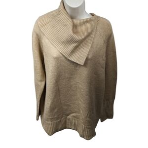 For The Republic Split Cowl Neck Sweater Sz XS